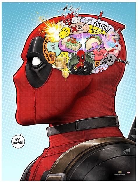 Deadpools Brain By David Nakayama Artvee