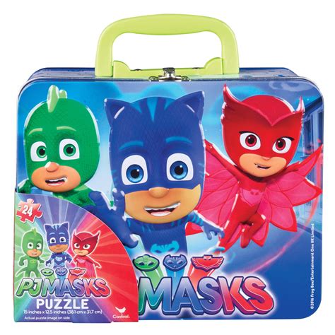 Satisfied Shopping Pj Masks 24 Piece Puzzle In Mini Tin Box Free