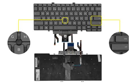 Antwelon Replacement Laptop Keyboard Backlit For Dell
