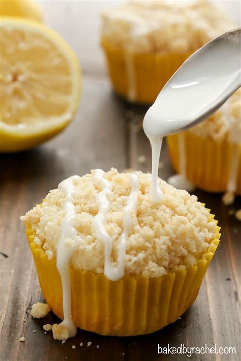 Lemon Crumb Muffins With Lemon Glaze Baked By Rachel Bloglovin
