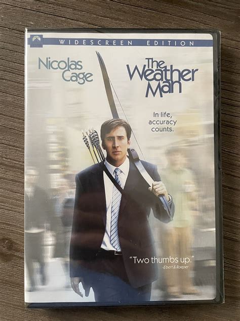 The Weather Man 2005 Dvd New Sealed Nicolas Cage Comedy Drama