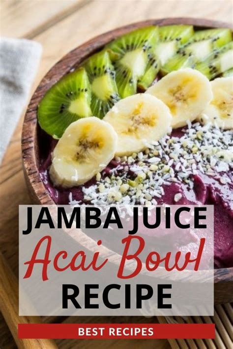 Jamba Juice Acai Bowl