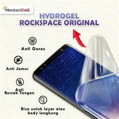 Instruction for the rock new generation soft hydrogel screen protector. Pelindung Layar Screen Protector Jenis Hydrogel Merk Rock ...