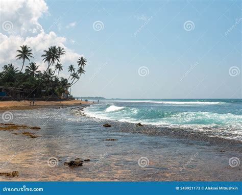 Hikkaduwa Sri Lanka March 8 2022 Beautiful View Of The Coral Reef