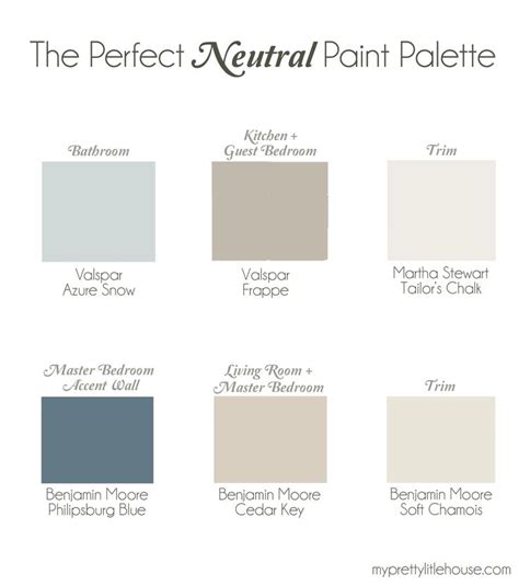 Check spelling or type a new query. The Perfect Neutral Paint Palette | Benjamin Moore Cedar ...