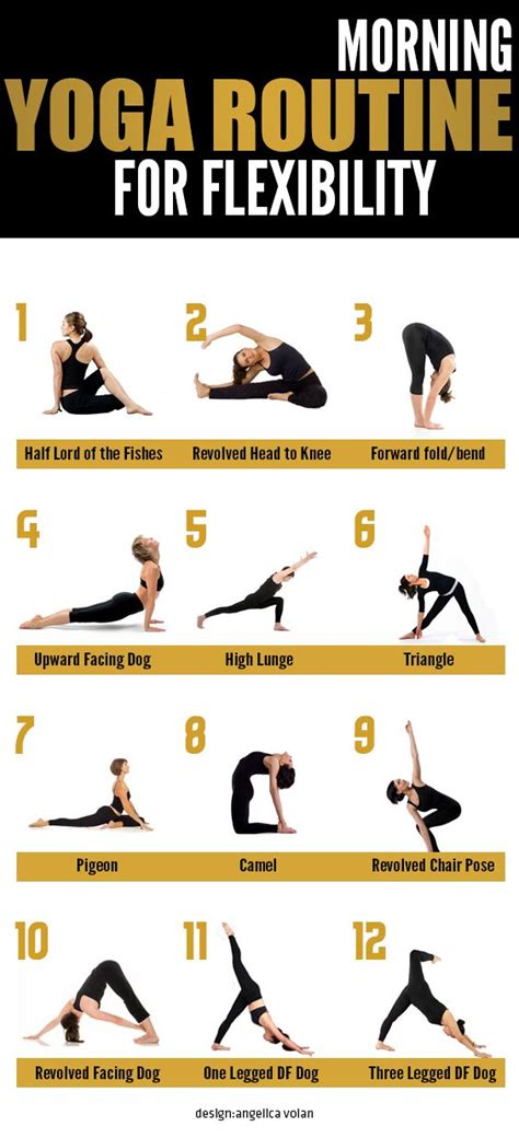 12 Morning Yoga Routine For Flexibility Morning Yoga Routine Yoga For Flexibility Stretching
