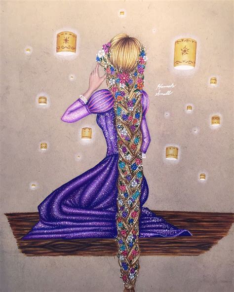 rapunzel drawing. 💜🌸💗 | Repunzel drawings, Rapunzel drawing, Disney art