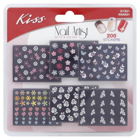kiss  nail toe art multi pack  pack