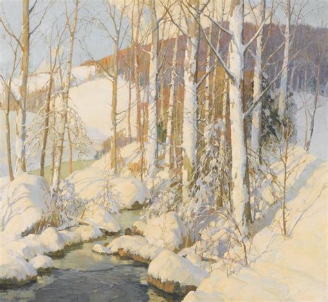 frederick john mulhaupt winter calm selected by onlyart eu american impressionism post