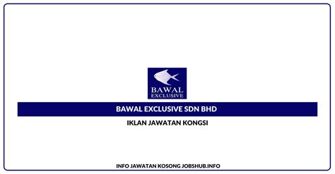 No advertising and no spamming please. Jawatan Kosong Bawal Exclusive Sdn Bhd » Jobs Hub