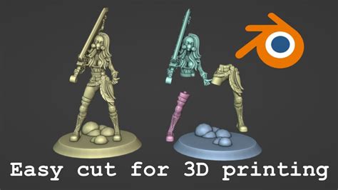 blender 3d printing simple and advanced cut youtube