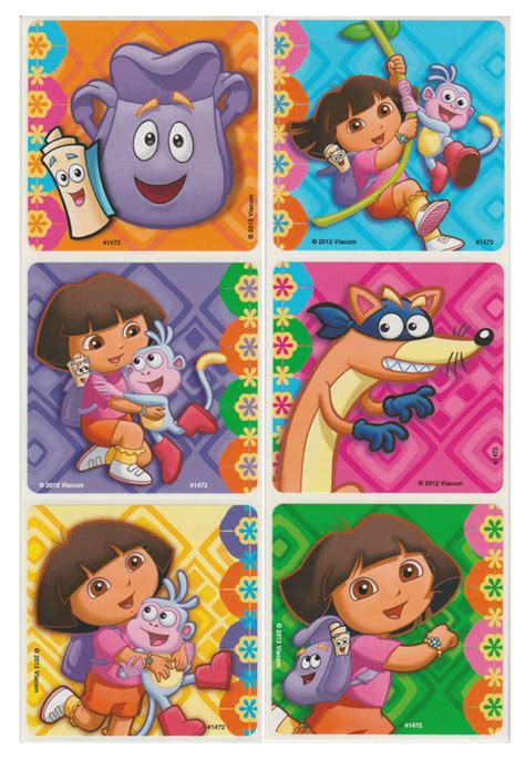 25 Dora The Explorer And Friends Stickers 25 X Etsy
