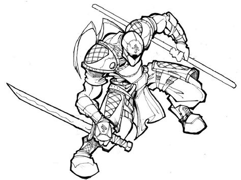 Anime Ninja Coloring Pages