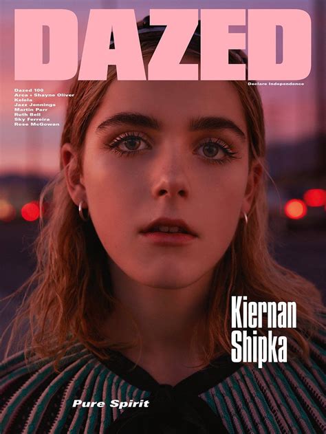 Kiernan Shipka For Dazed Magazine Spring Magazine Design Cover