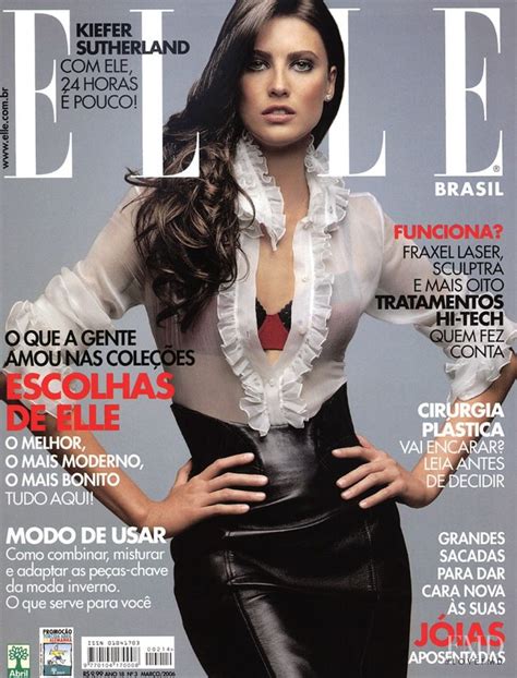 Cover Of Elle Brazil With Michelle Alves March 2006 Id825