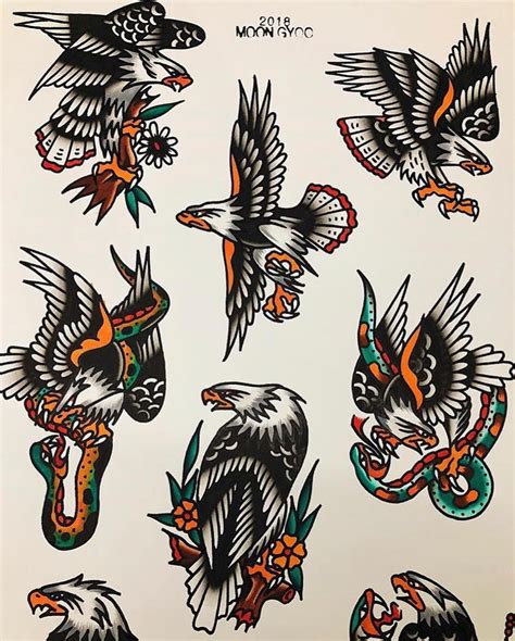 Traditional Eagle Chest Tattoo Flash 80 Eagle Chest Tattoo Designs For