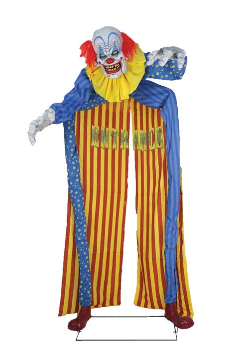 Looming Clown Animated Prop Animated Halloween Props