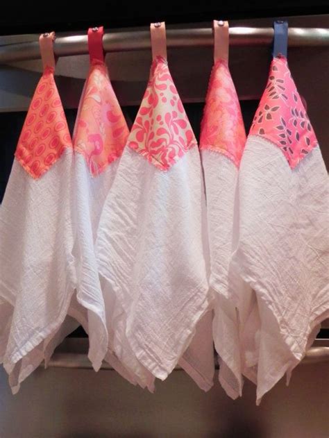 The Preppy Pinks Snap Flour Sack Dish Towel In Etsy Dish Towels