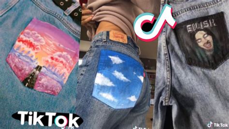 Tiktok People Painting On Their Jeans For 7 Minutes Straight Youtube