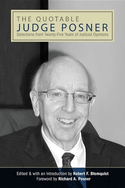 The Quotable Judge Posner State University Of New York Press