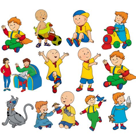 Caillou Png Bundle Caillou Clipart Set Caillou And Rosie Etsy