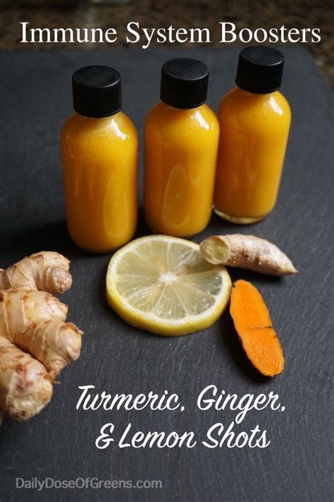 Turmeric Ginger Lemon Shots Daily Dose Of Greens Recipe