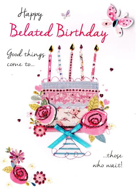 Belated Birthday Card Images Birthday Girl