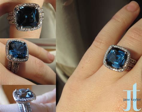 Made from sterling silver and sapphire. The JT Solution to a Princess Diana Ring Replica — Jane ...
