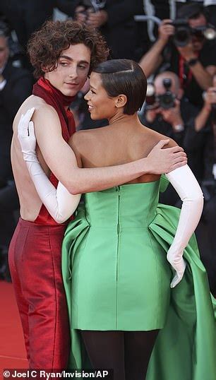 Timothée Chalamet Turns Heads In A Backless Scarlet Red Jumpsuit At