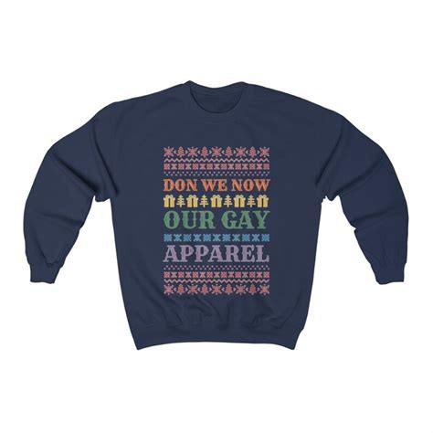 don we now our gay apparel ugly christmas sweater lgbt etsy