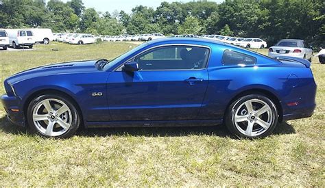 Deep Impact Blue 2013 Ford Mustang Gt Coupe Photo