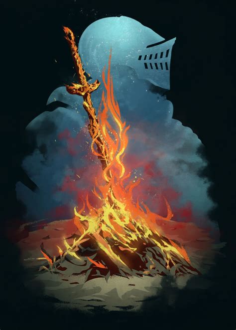 Dark Souls Bonfire Art Artzh