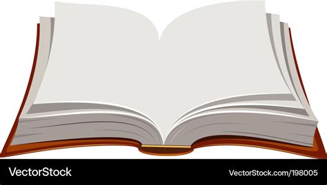 Open Book Royalty Free Vector Image Vectorstock