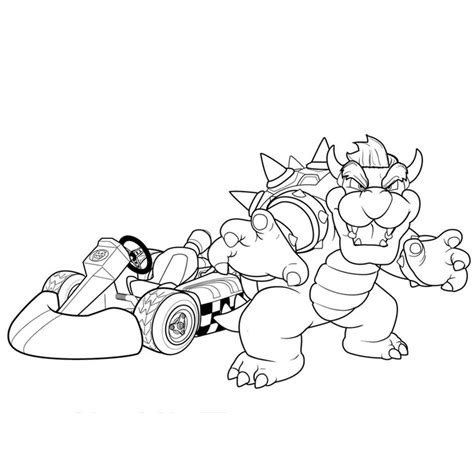 Voiture décapotable mg mgb spyder. 22 dessins de coloriage mario kart à imprimer sur ...