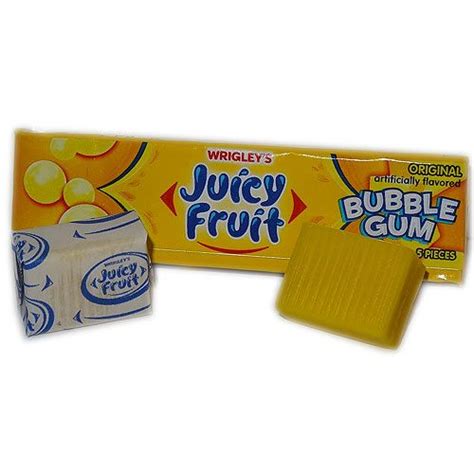 1980s Juicy Fruit Bubble Gum Online Candy Store Bubble Gum Juicy Fruit