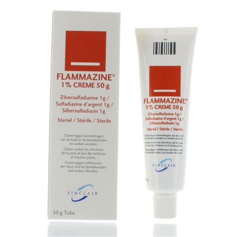 Flammazine Creme 1 Tube 50 G Brûlures Pharmacodel Votre Pharmacie