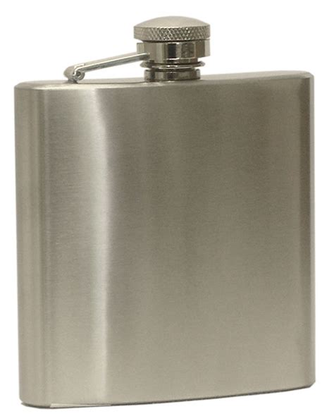 Stainless Steel Hip Flask 6 Oz