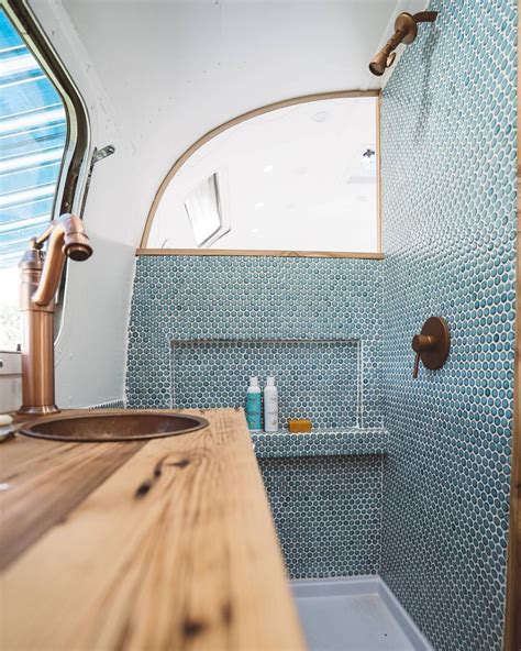 Airstream Bathroom Renovation Airstream Bathroom Caravan Renovation