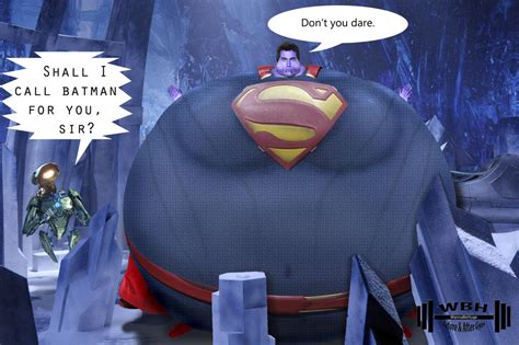 Superman Berry Inflation By Wannabehuge On Deviantart