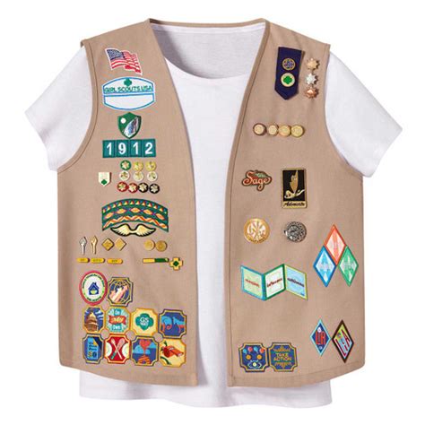 Official Cadette Senior And Ambassador Vest Girl Scout Shop