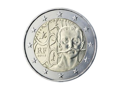 France Pièce Numismatique 2 Euros Commémorative 2013 Pierre De Coubertin