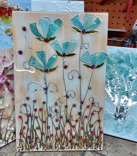 Pin By B Rose On Crushed Glass Art By Brenda Rose Broken Glass Crafts
