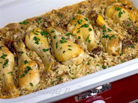 Bring to a simmer on high heat. Slow Cooker Chicken with Creamy Mushroom Rice - The ...