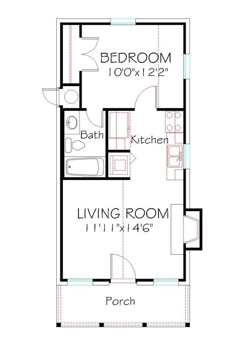 16x36 Cabin Floor Plans Floorplansclick