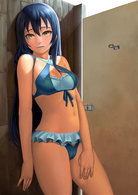 Hintergrundbilder Sonoda Umi Liebesleben Anime Mädchen Bikini