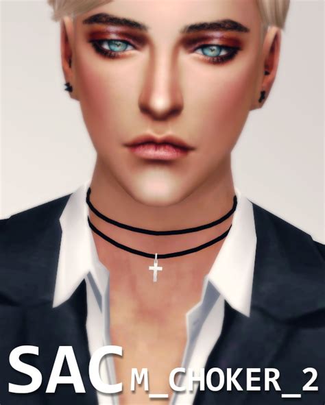 Male Choker 02 At Sac Sims 4 Updates