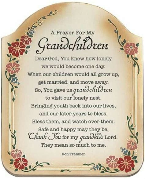 Prayer For My Grandchildren Prayers Grandchildren Quotes About