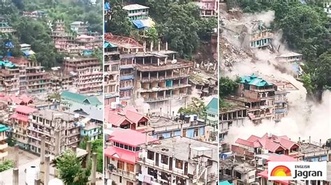 Himachal Pradesh Several Houses Collapse Due To Landslides In Kullu Watch