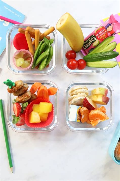 School Snack Ideas For Kids Healthy Snack Packs Easy School Snacks