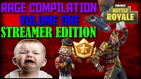 Ultimate Fortnite Rage Compilation 1 Funny Fails And Freak Out Moments